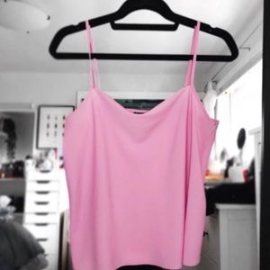 TopShop Pink Cowl Neck Top